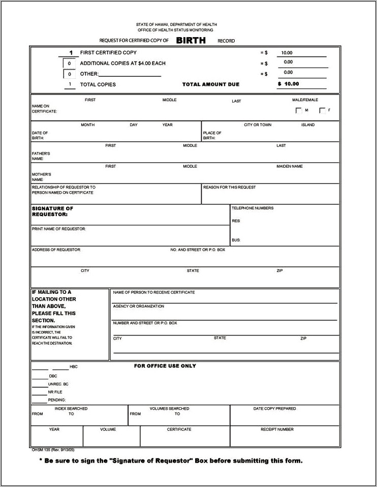 Resume Fill Up Form Sample