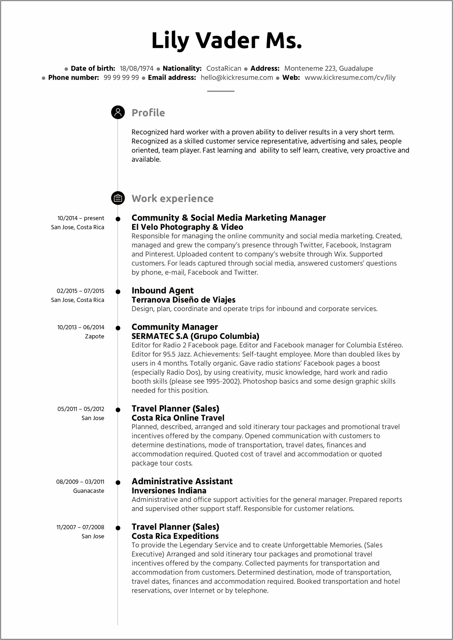 Resume For Administrative Assistant Examples