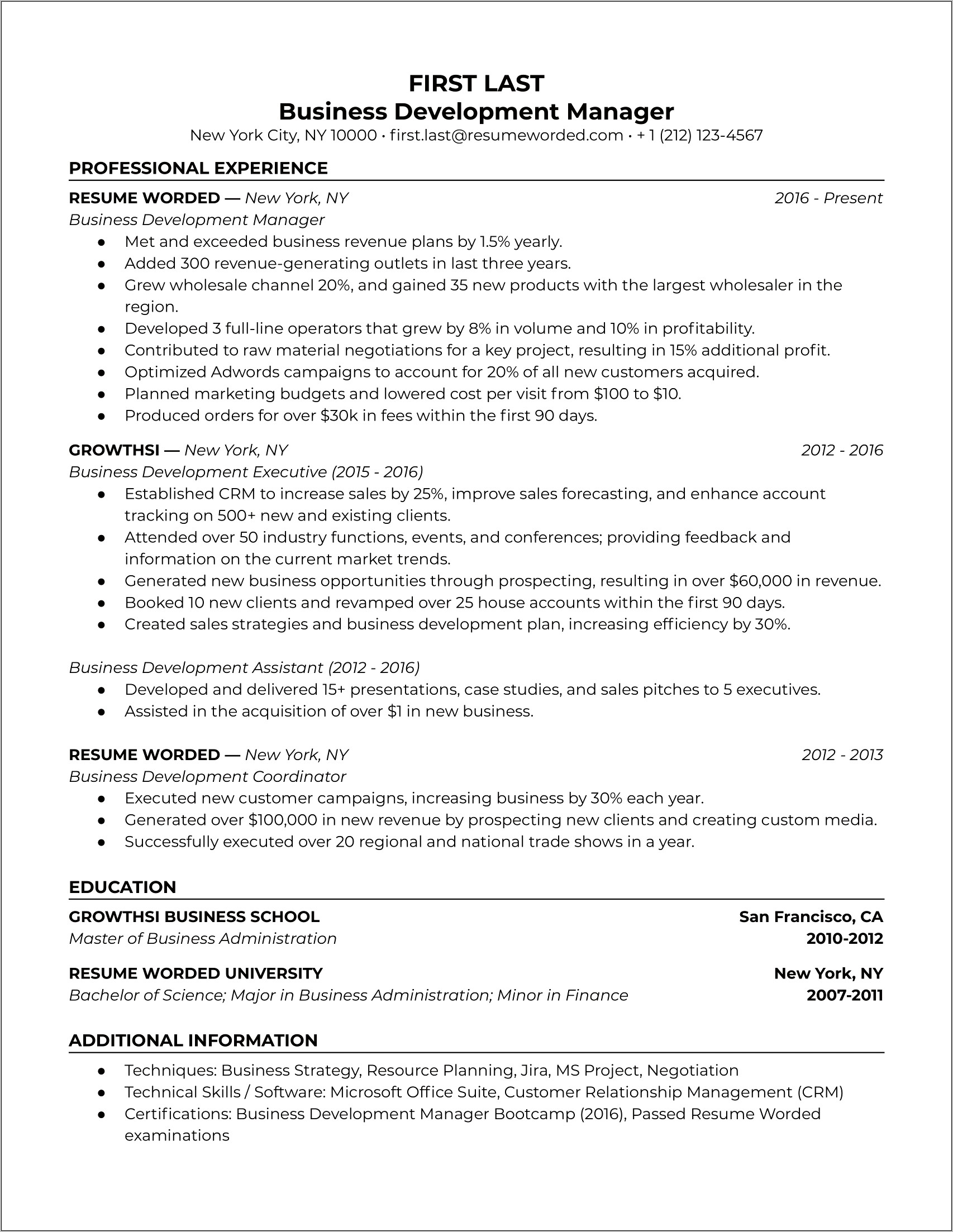 Resume For Jobs In Trades