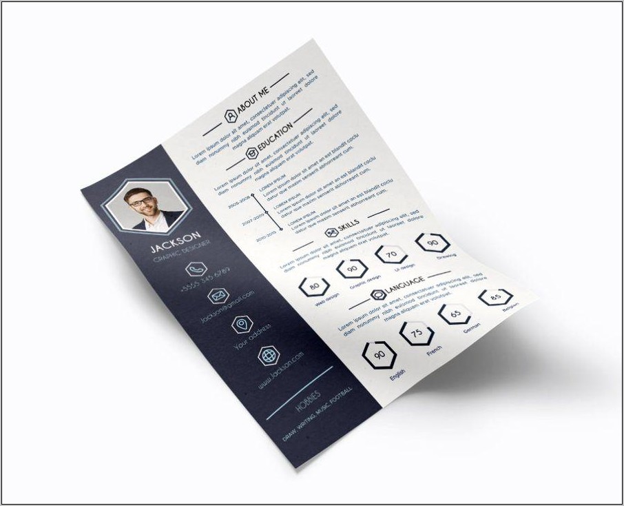 Resume Infographic Template Free Docx
