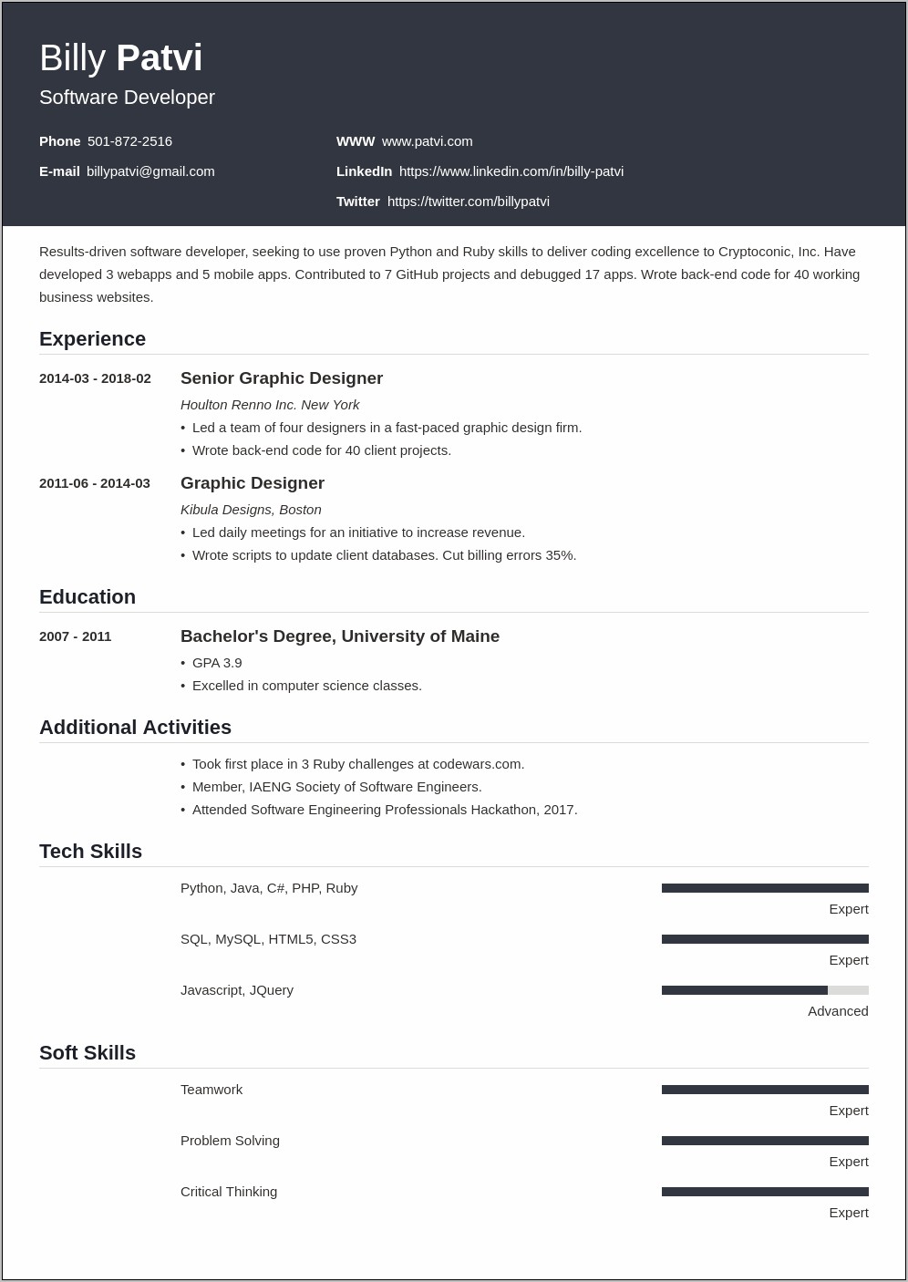 Resume Objective Examples Switching Careers
