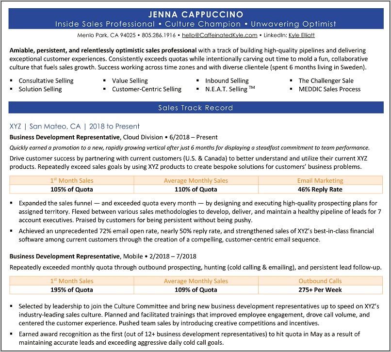 Resume Objective Examples Transition Career