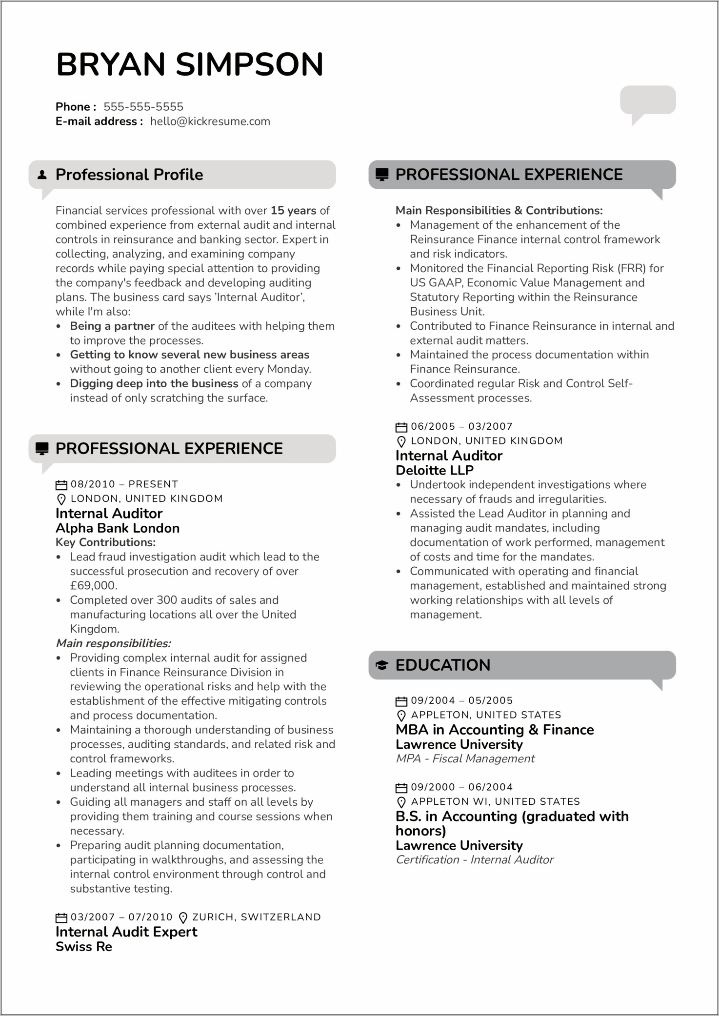 Resume Objective For Mba Program