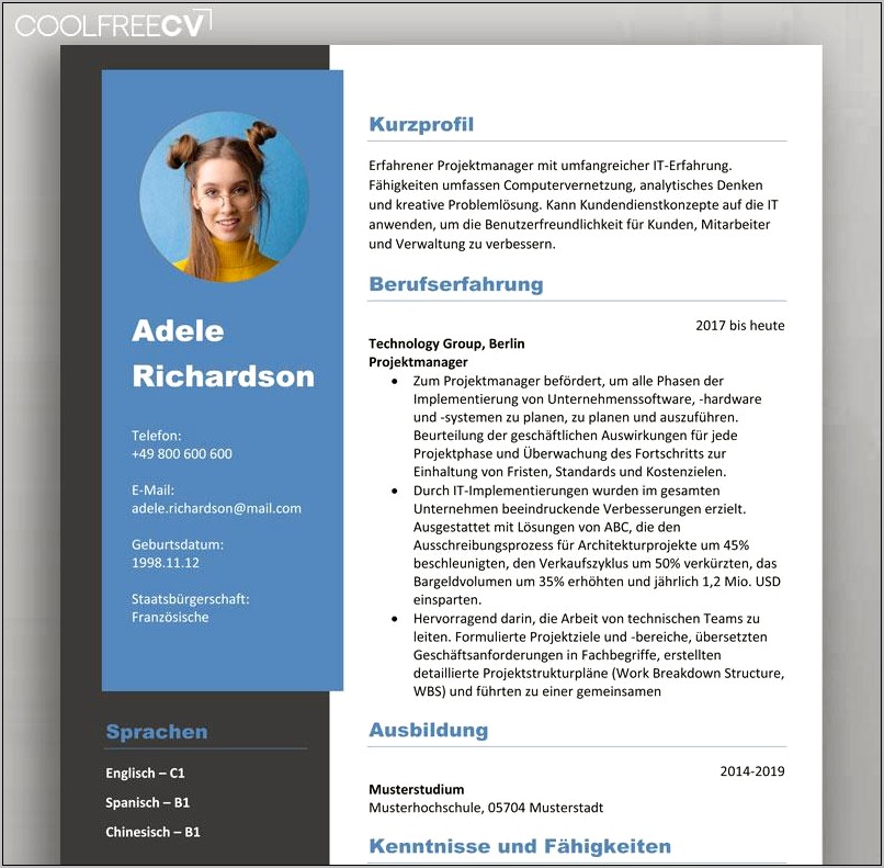 Resume Personal Profile Statement Examples