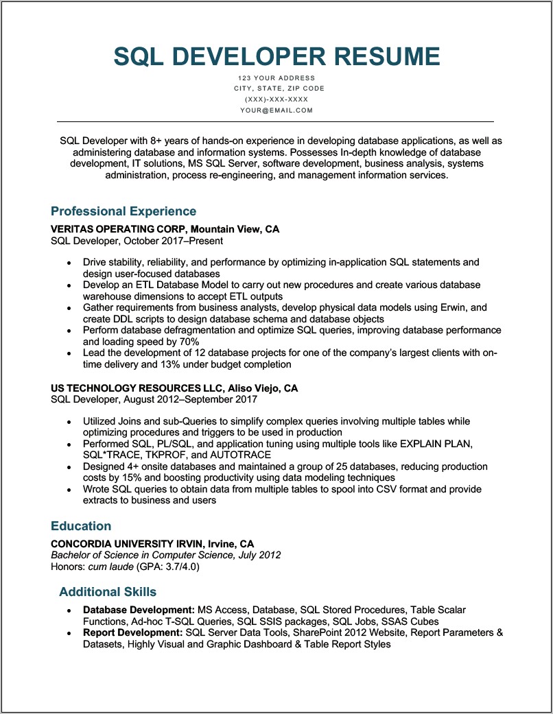 Resume Samples For Freshers Engineers