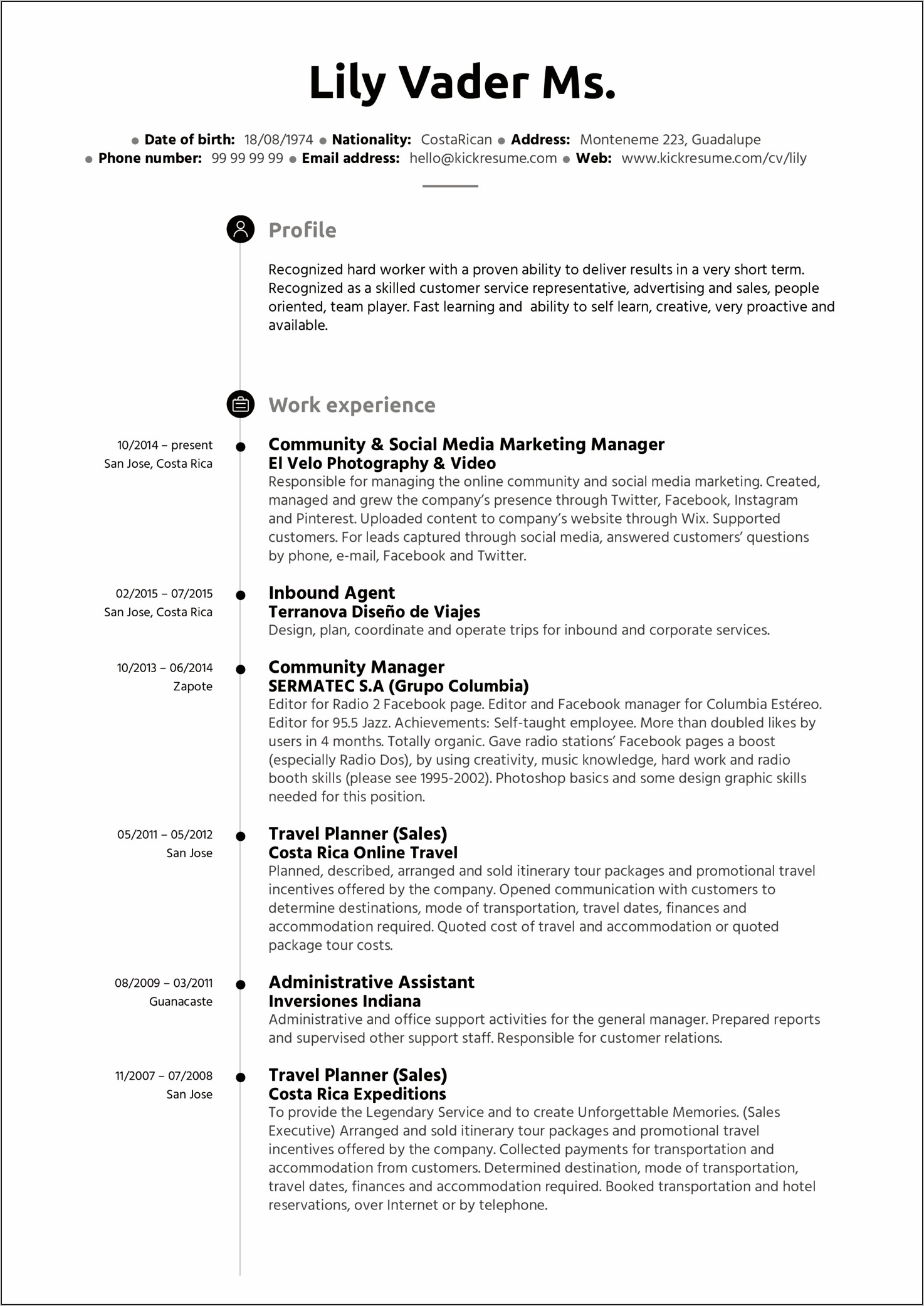 Resume Skills For Admin Work