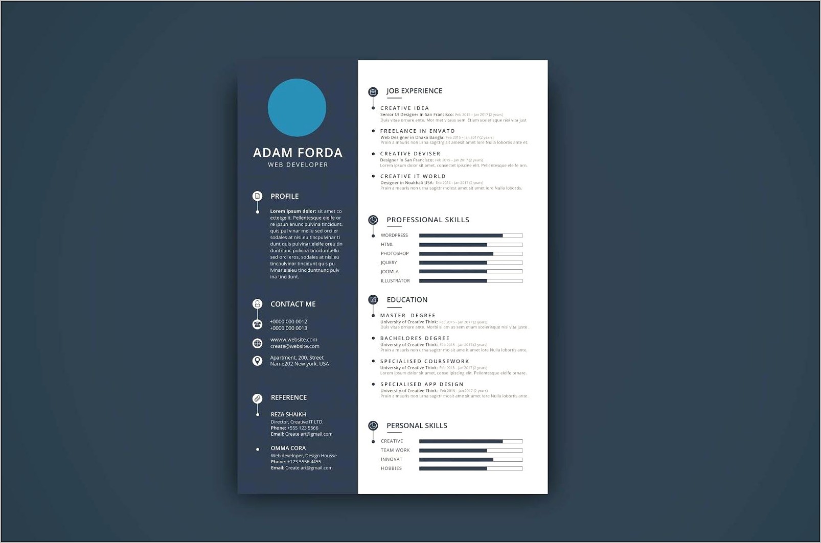 Resume Template 2017 Download Free