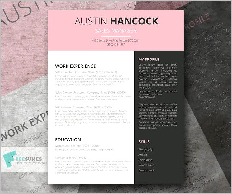 Resume Template Free Ut Austin