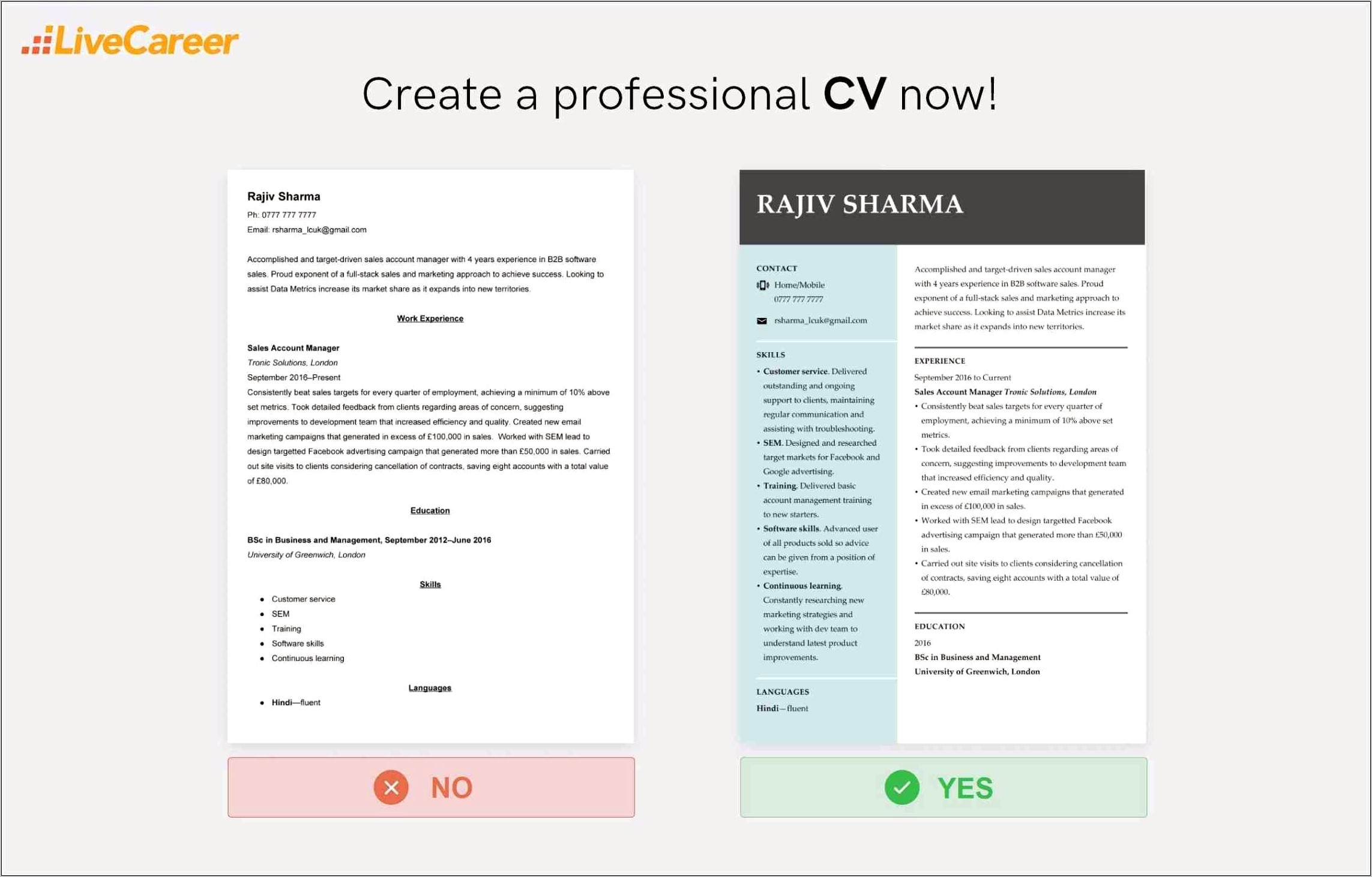 Resume Template Online Free Download