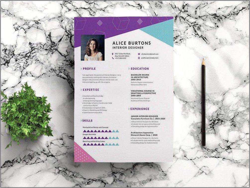 Resume Template Pages Free Download