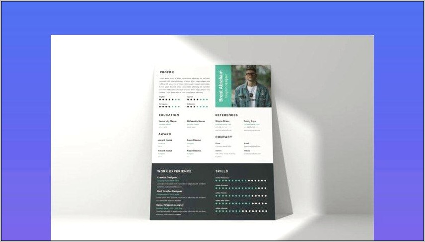 Resume Template With Skills Section