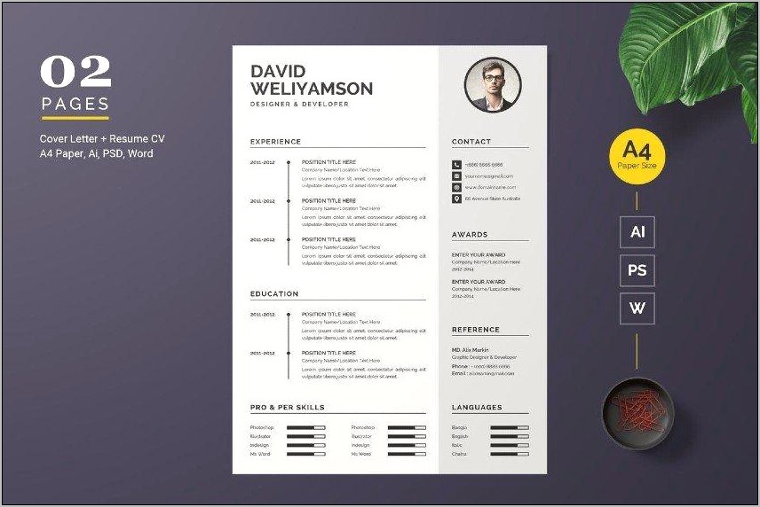 Resume Templates Free Download Wordpad