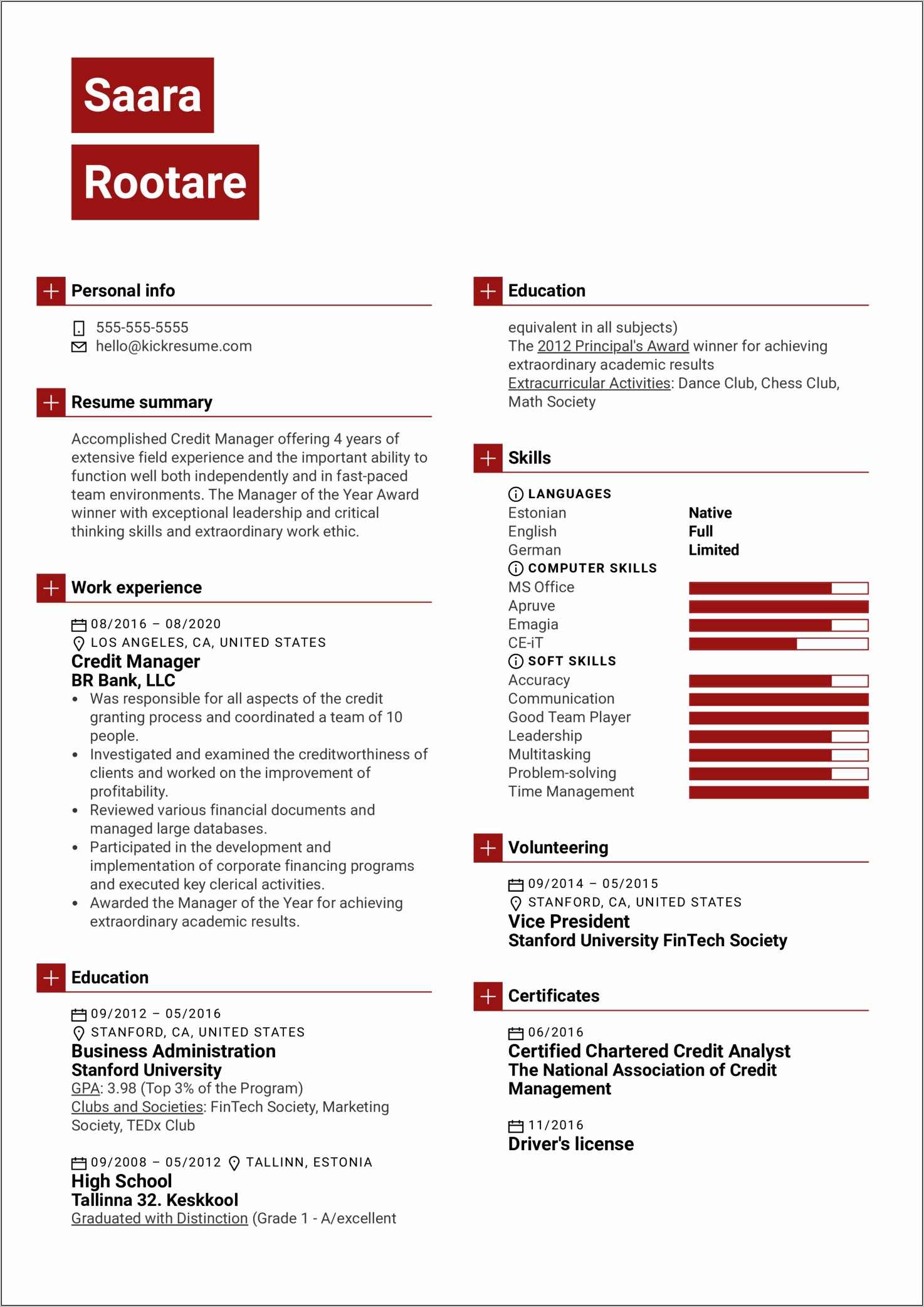 Resume Writing For Fintech Job