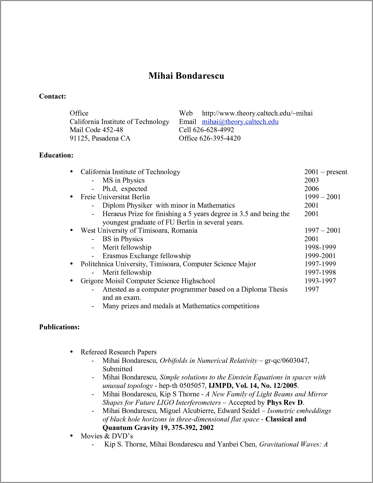 Resumes Examples High School Student