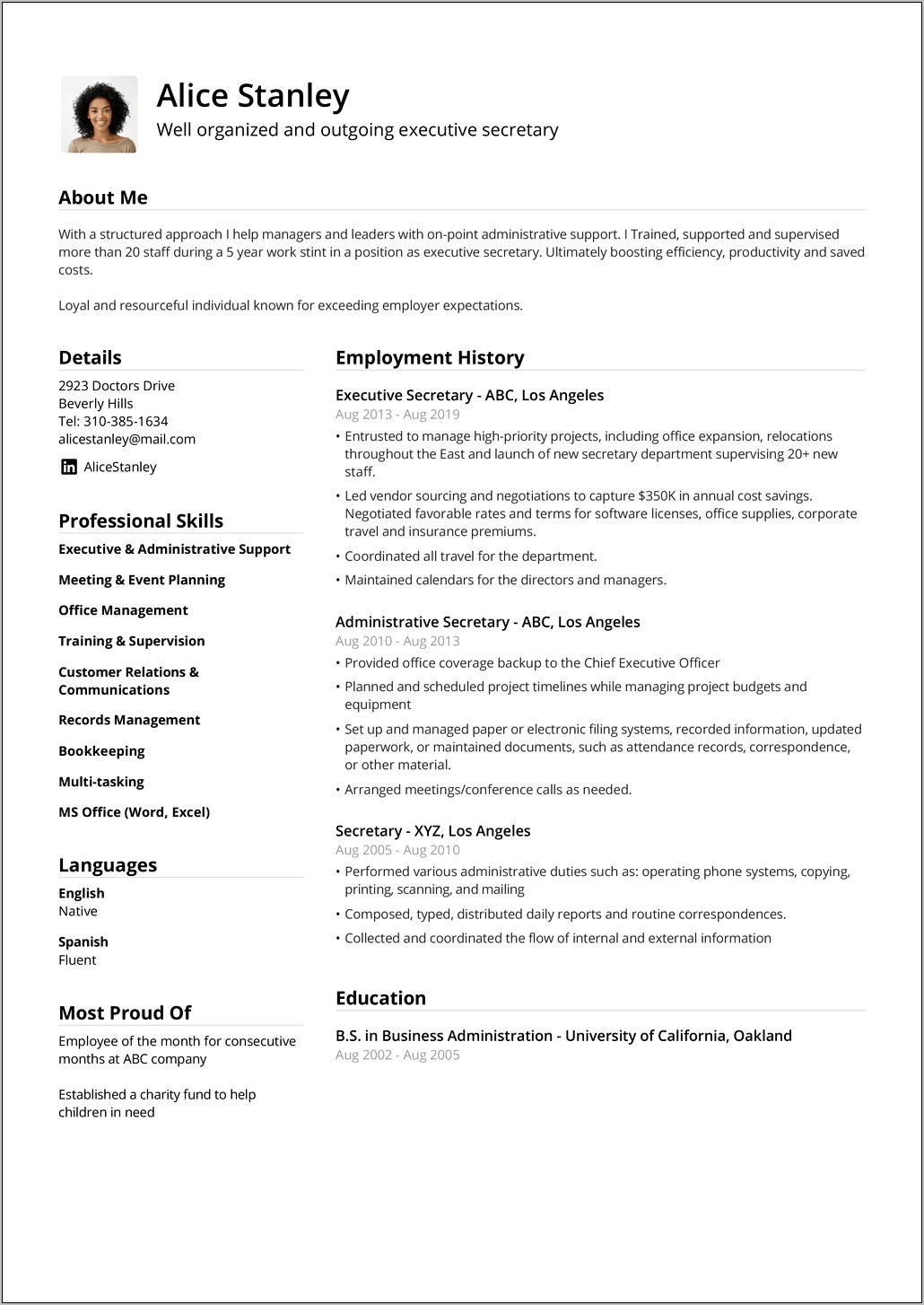 Resumes For No Job History