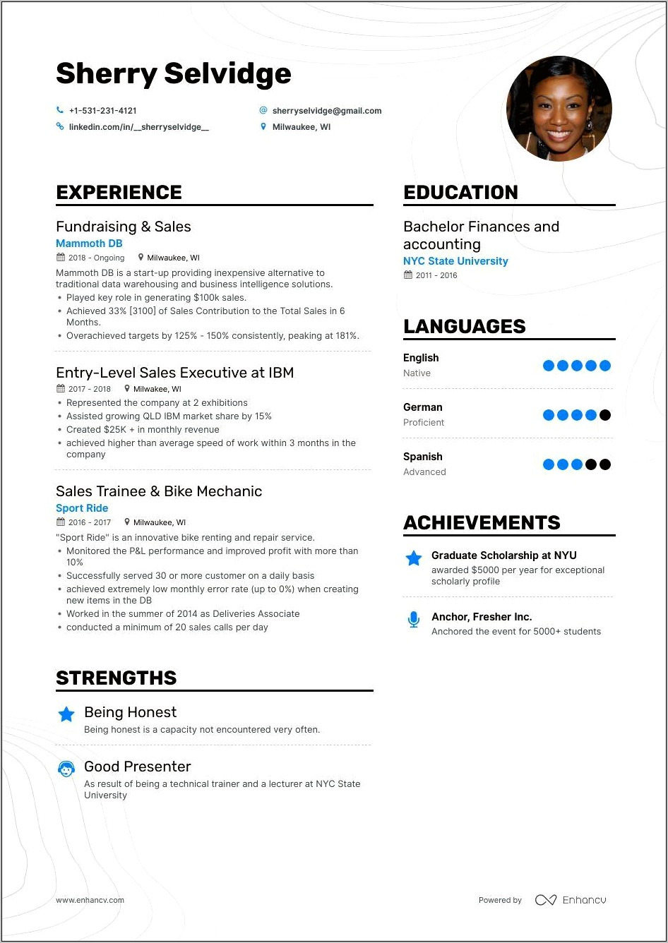 Retail Job Resume 2019 Accomplishments