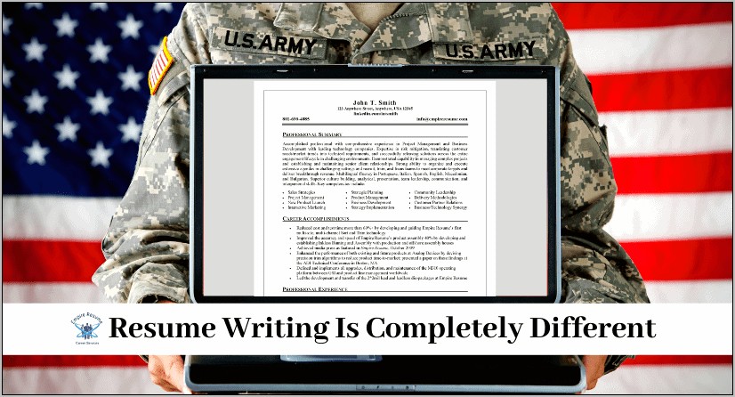 Retired Military Officer Resume Examples