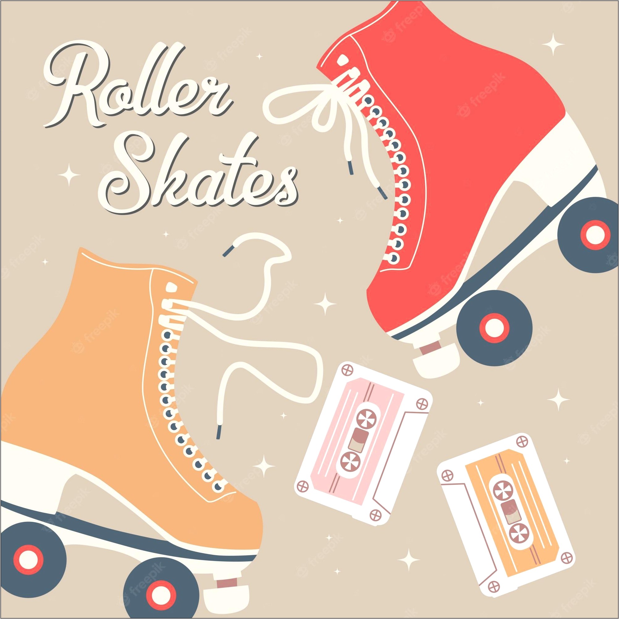 Roller Skating Party Invites Printable Free Template