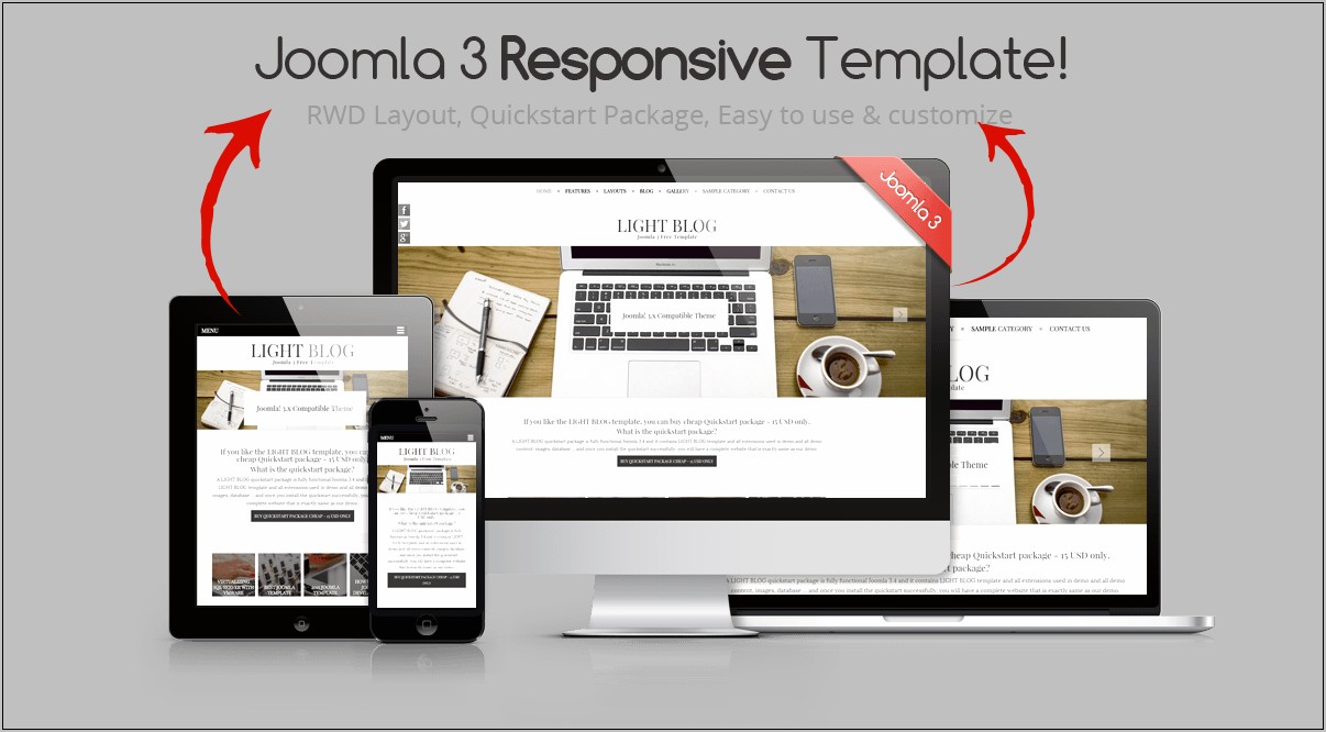 Royalty Free Responsive Joomla Template No Registration