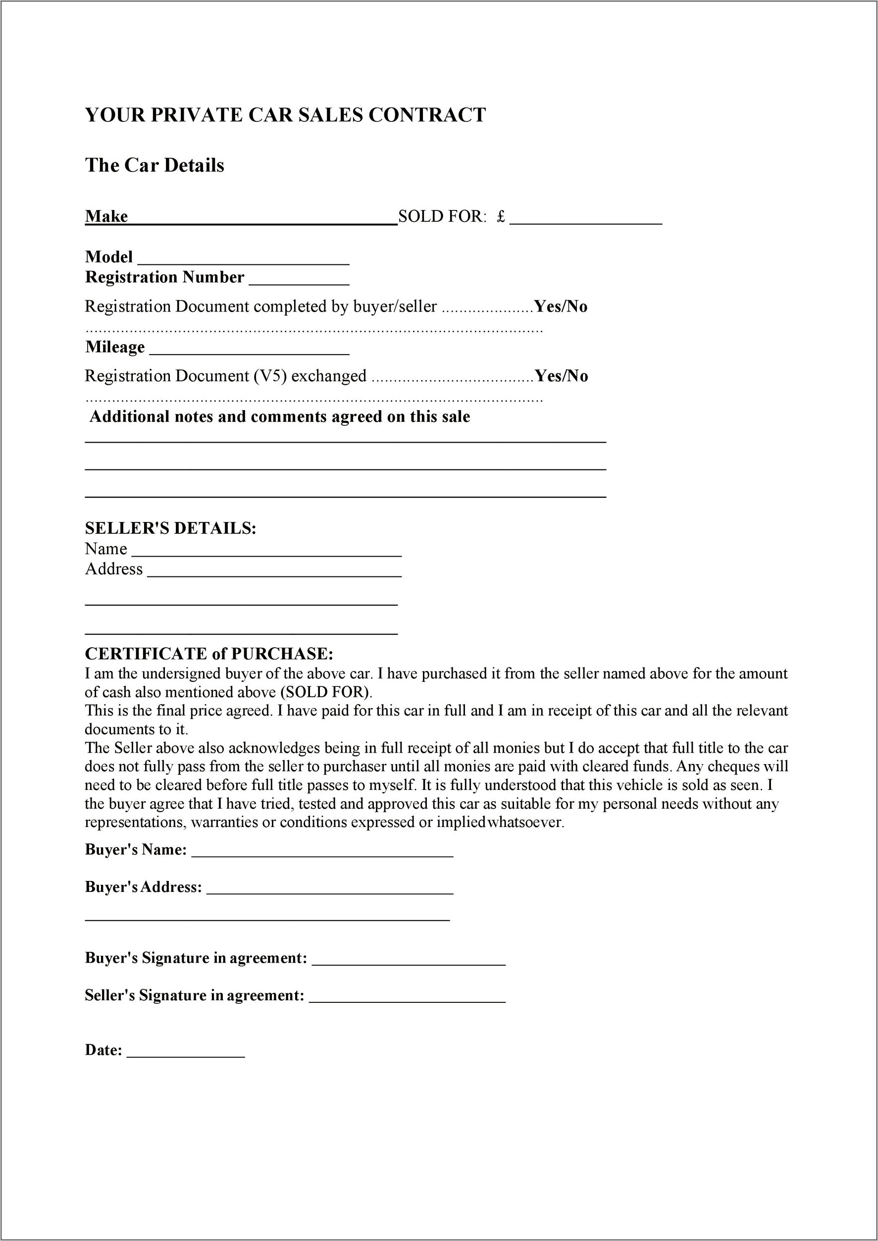 Sales And Purchase Agreement Template Free Nz