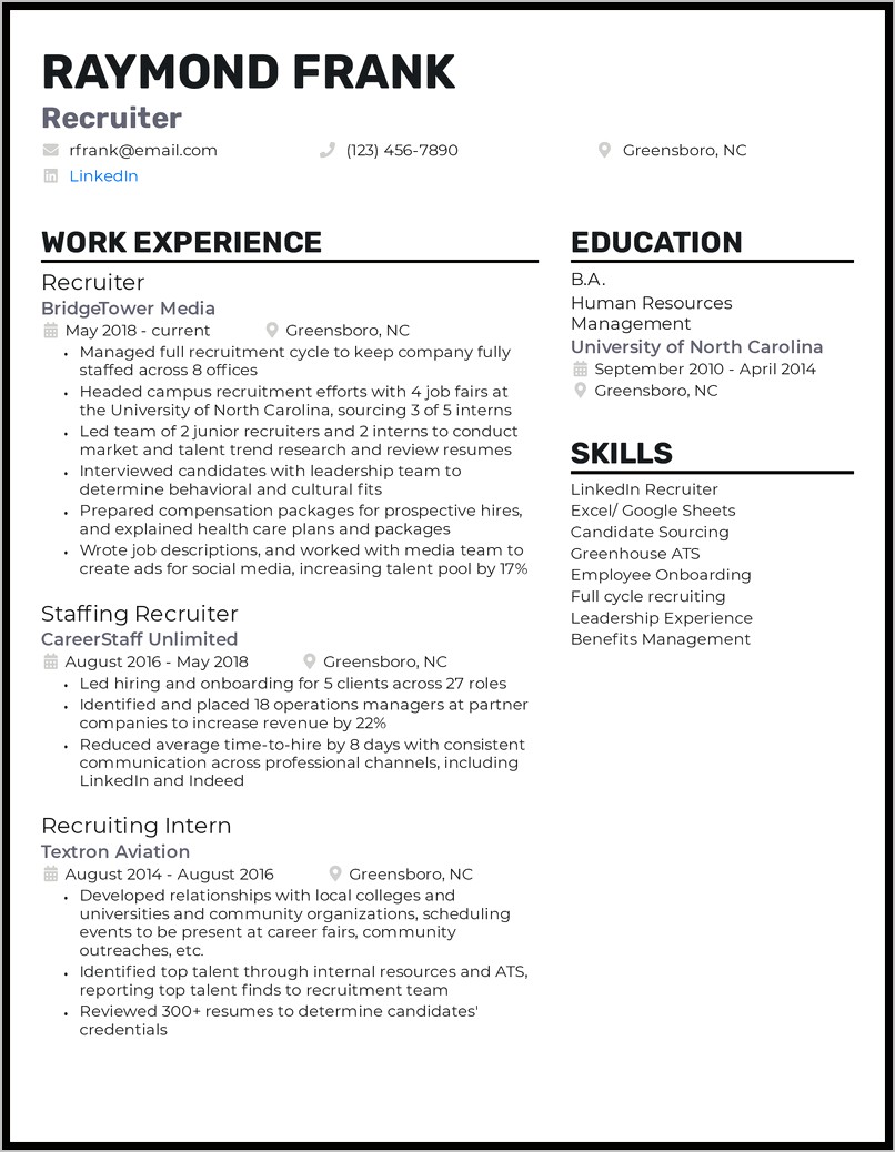 Same Resume For Each Job