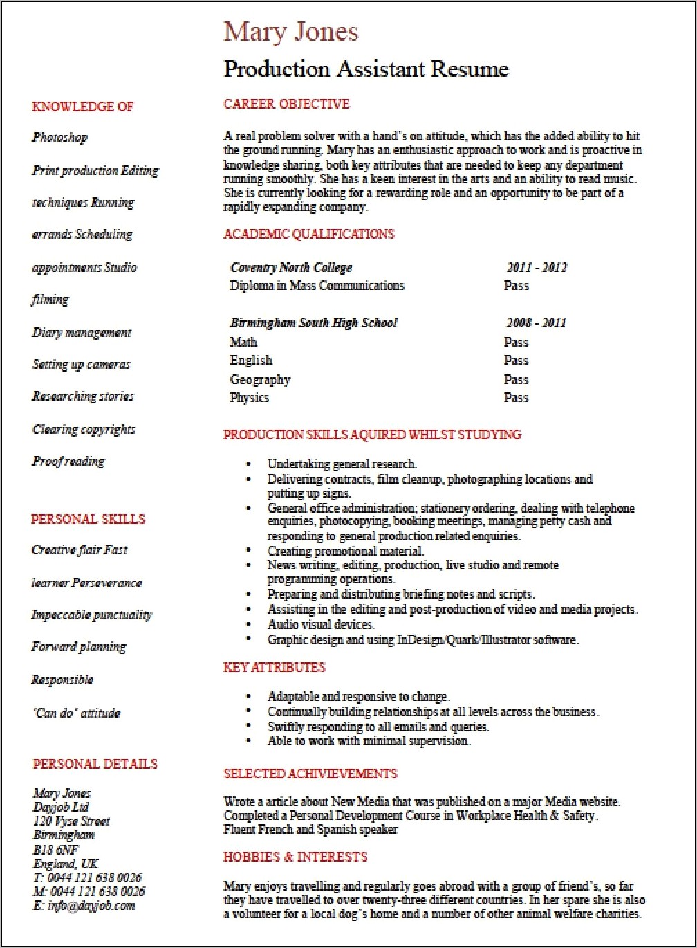 Sample Freelance Writer Resume Newbie