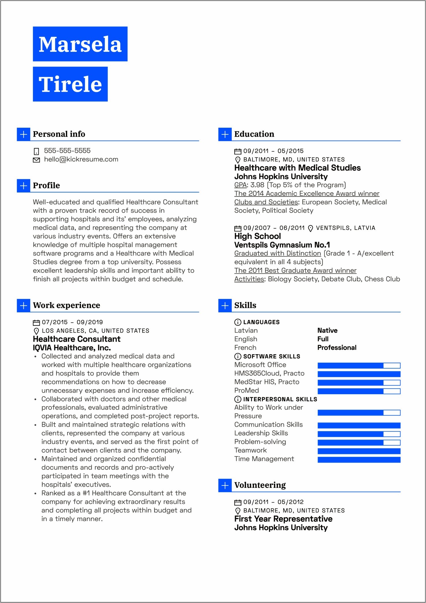 Sample Health Educator Resume Objective