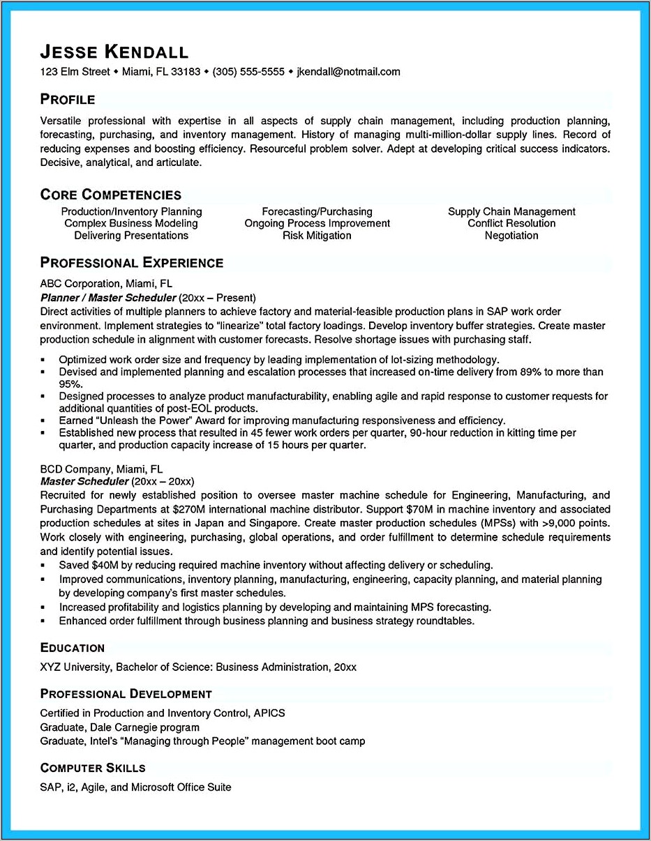 Sample New Grad Crna Resume