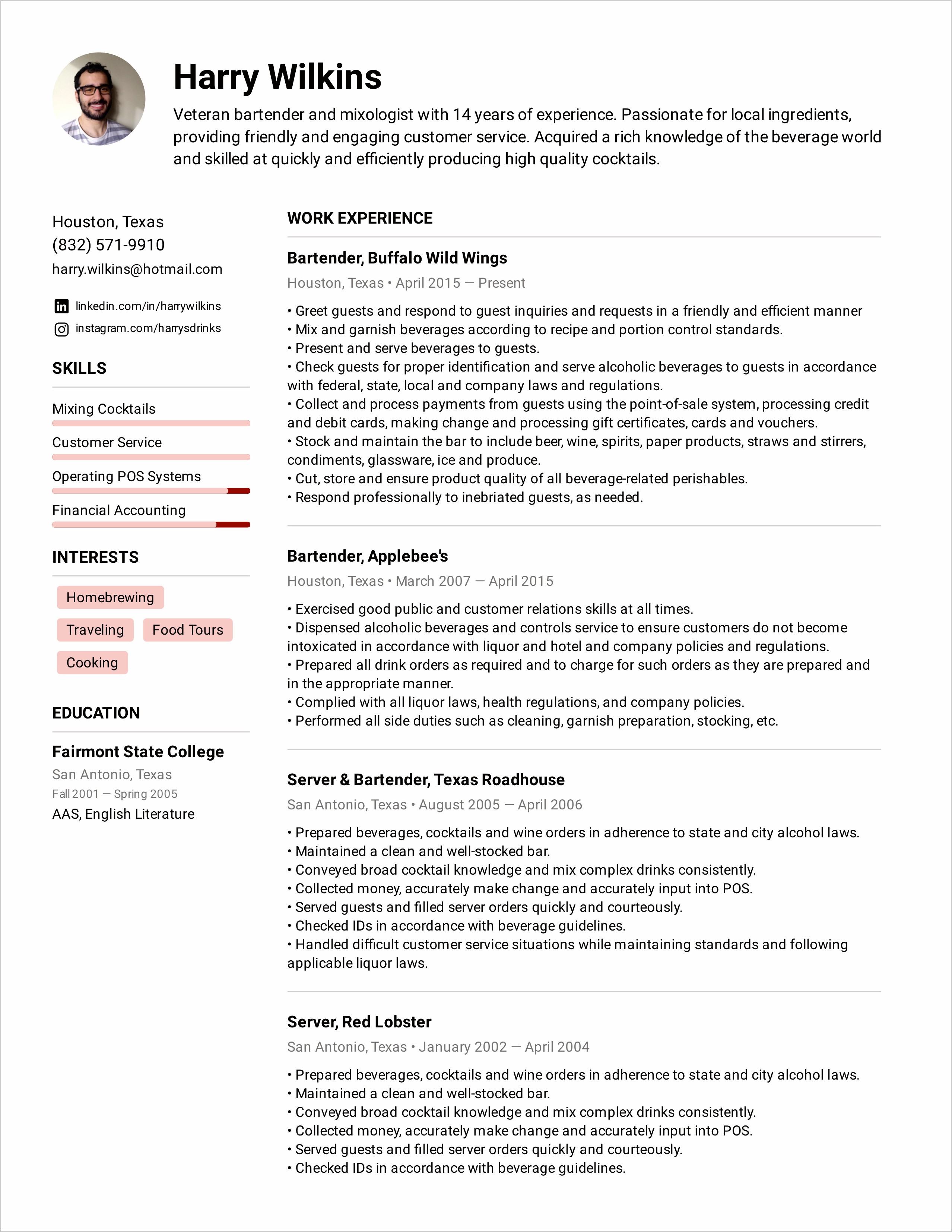 Sample Objectives For Resume Linkedin