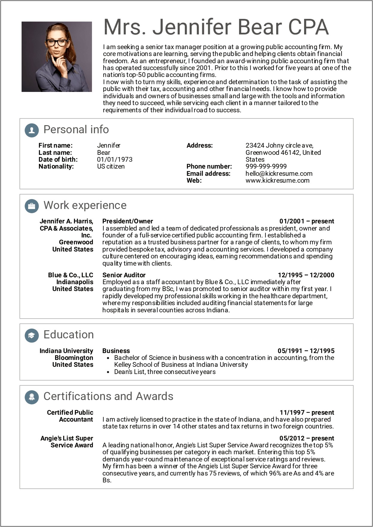 Sample Resume For Category Manager