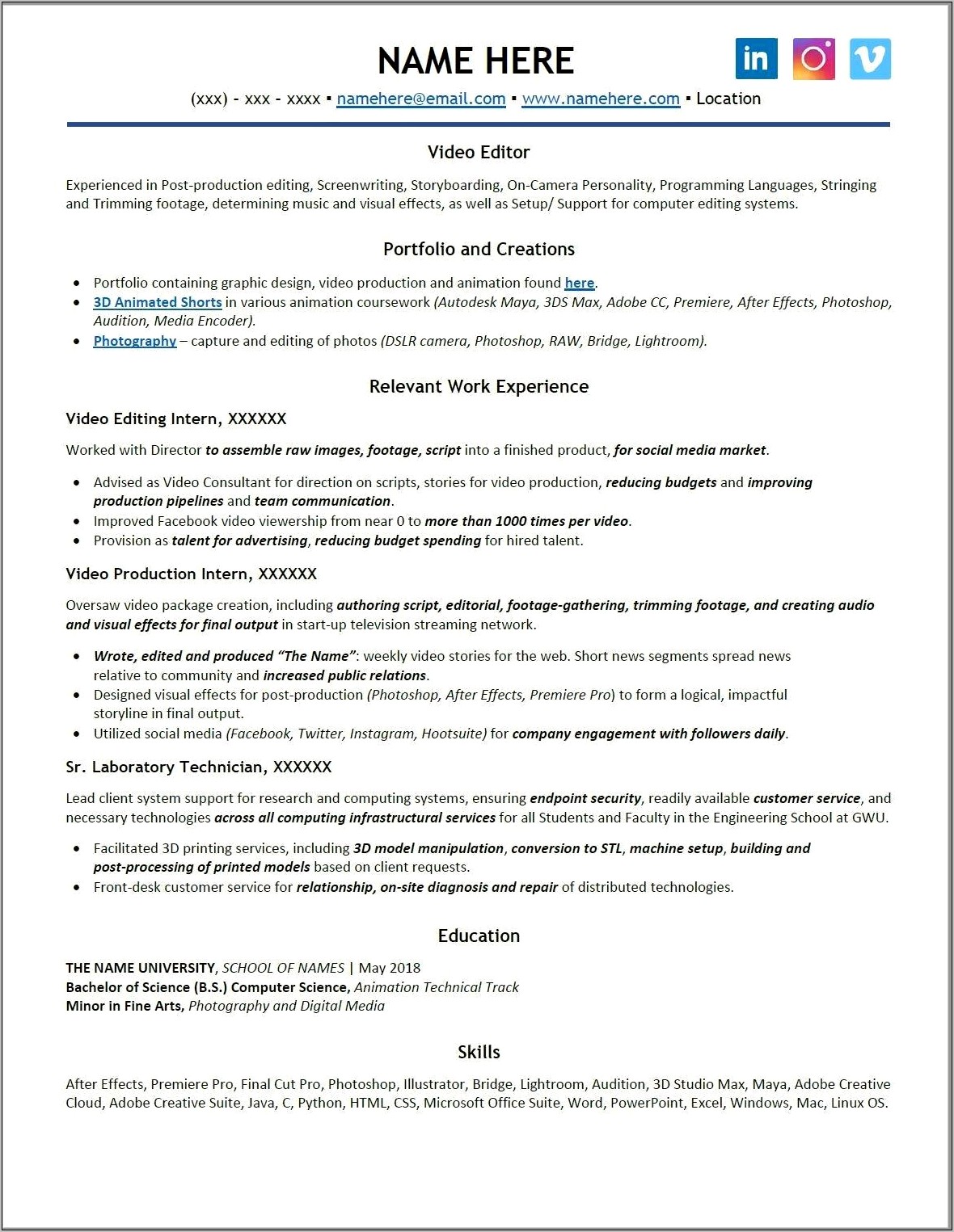 Sample Resume For Endpoint Security