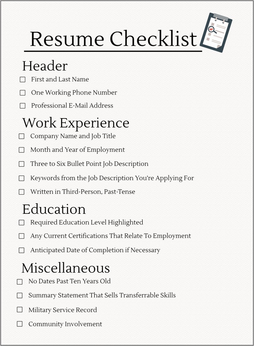 Sample Resume For Graduate Program