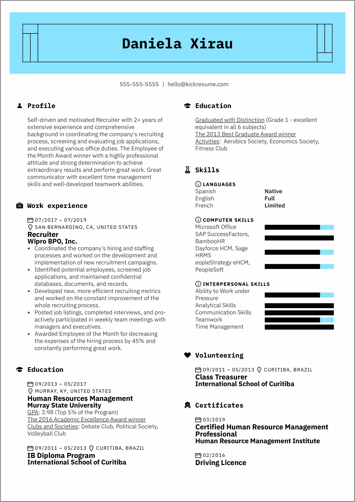 Sample Resume For Peoplesoft Developer