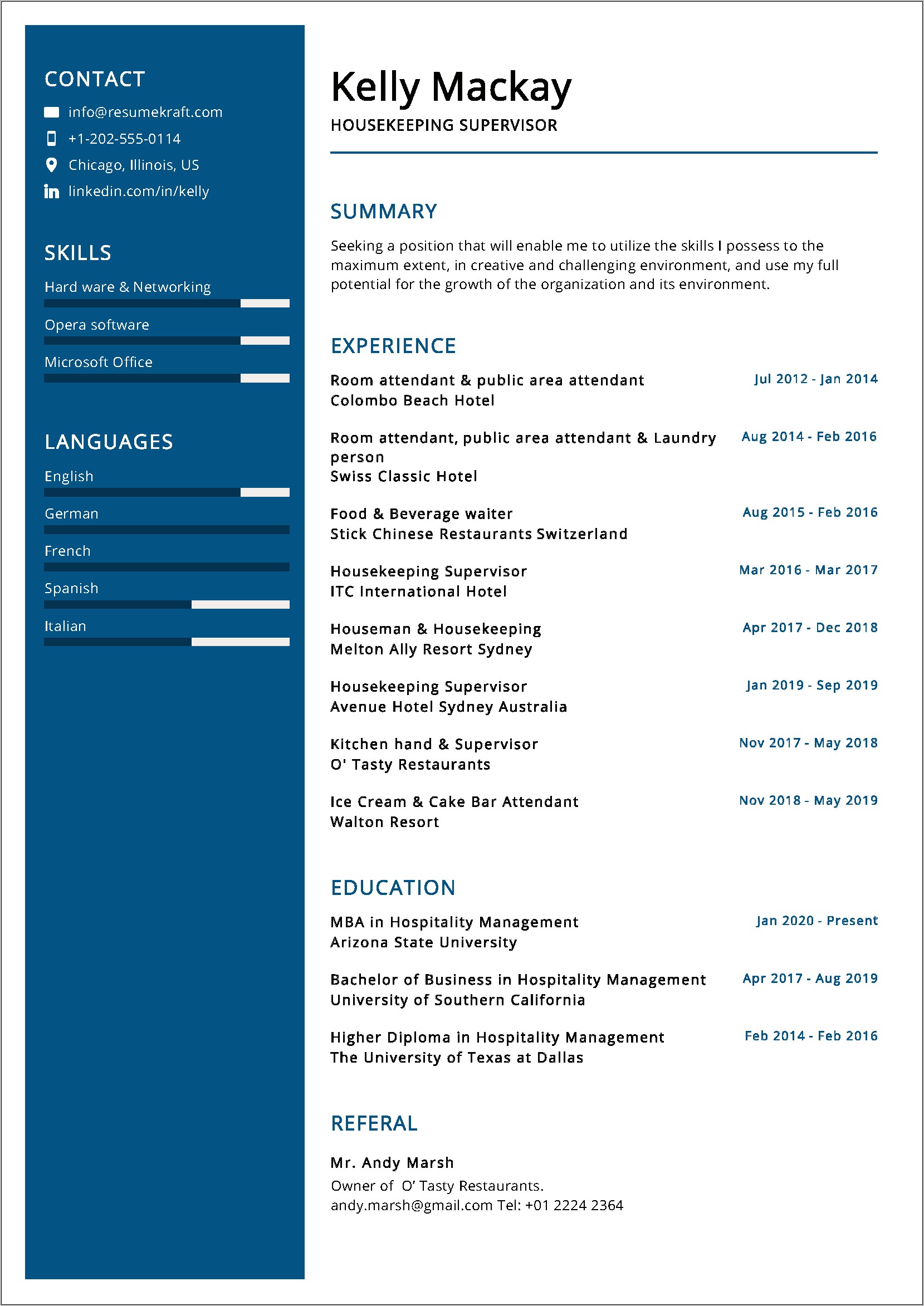 Sample Resume Ice Cream Shop