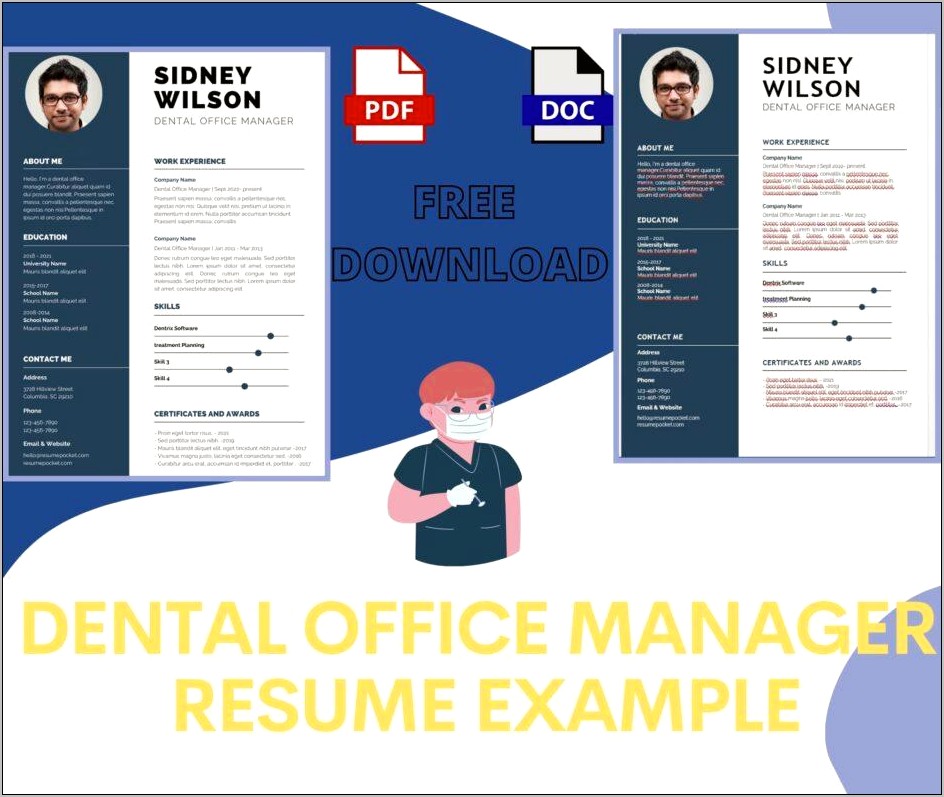 Sample Resume Orthodontic Office Manager