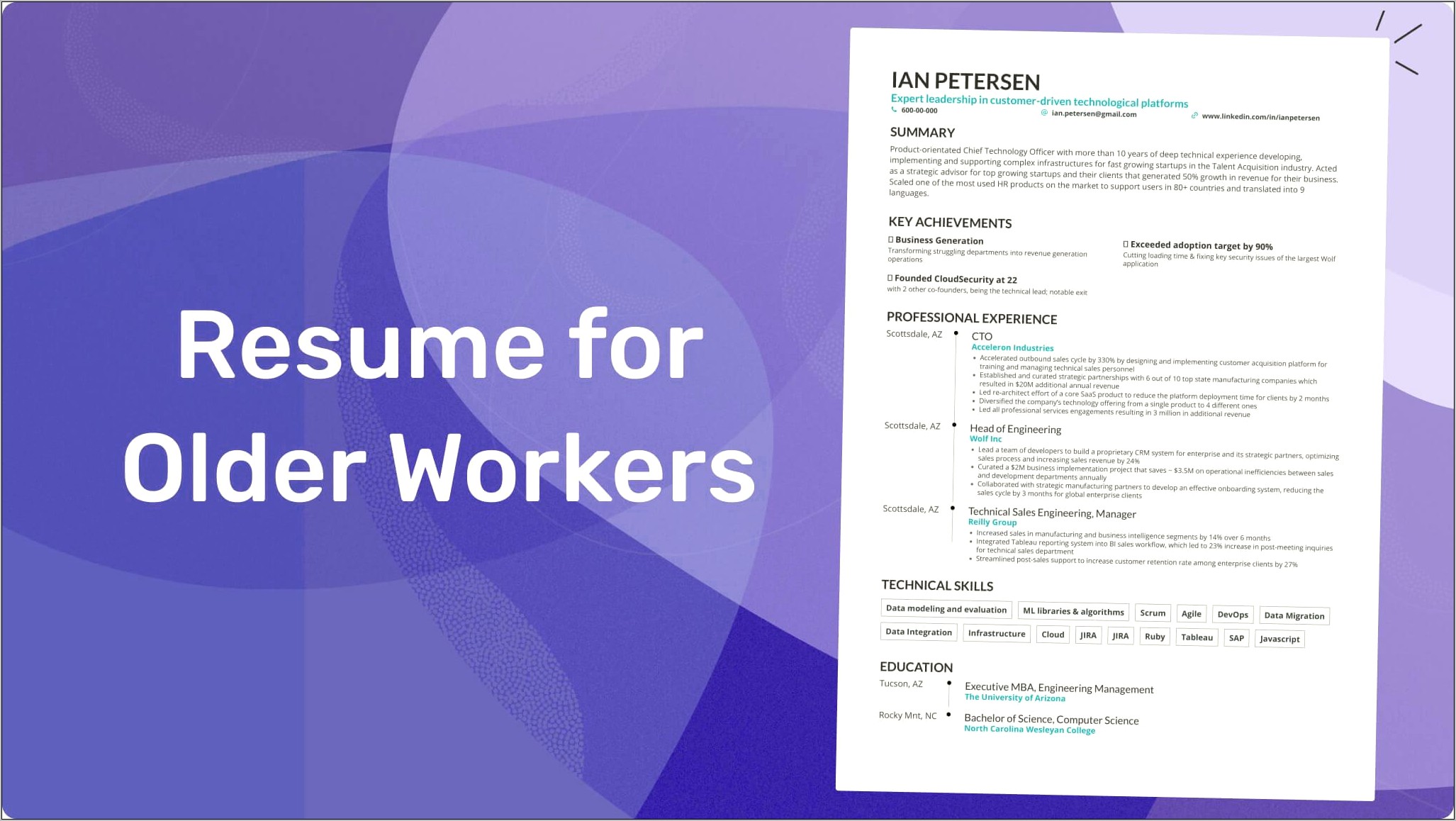 Sample Resumes For Older Professionals