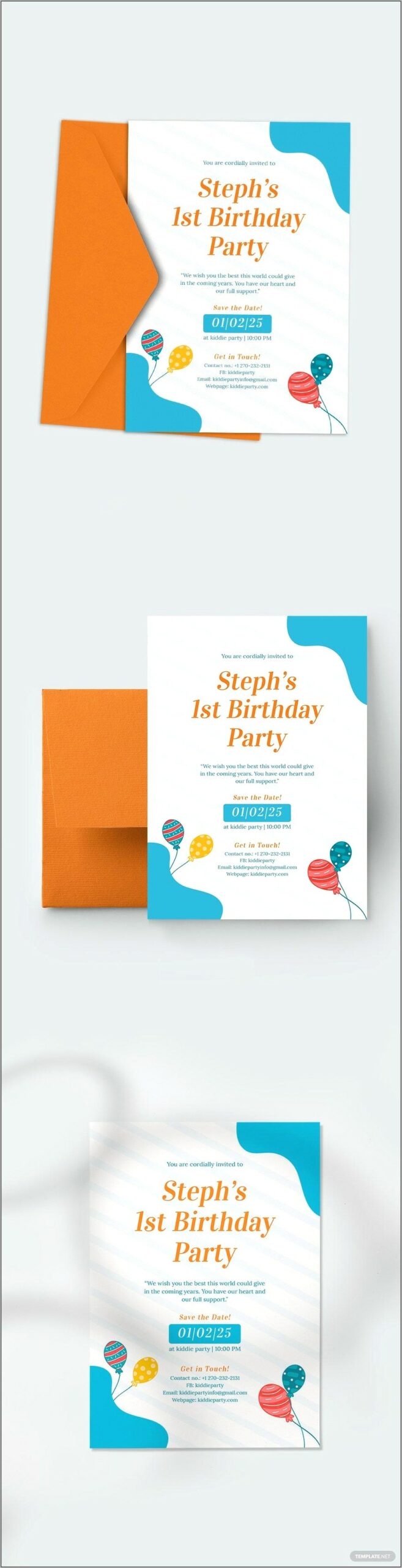 Save The Date Email Template Free Birthday