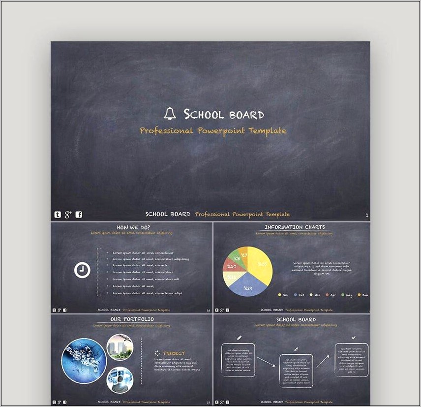 School Board Creative Powerpoint Template Free Download