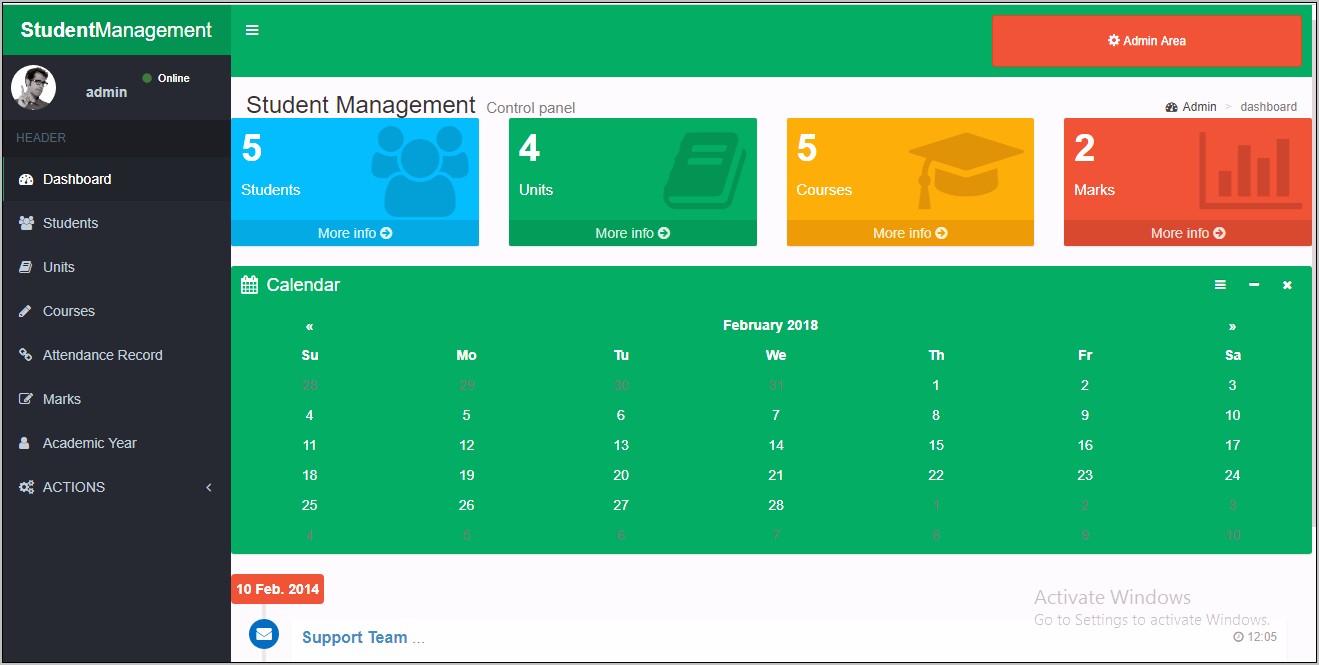 School Information Management System Templates Free Download