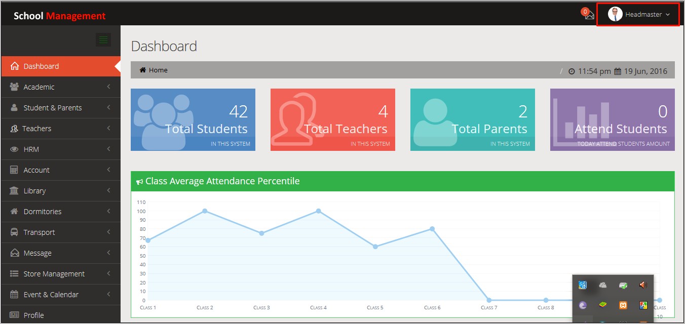 School Management System Project Templates Free Download