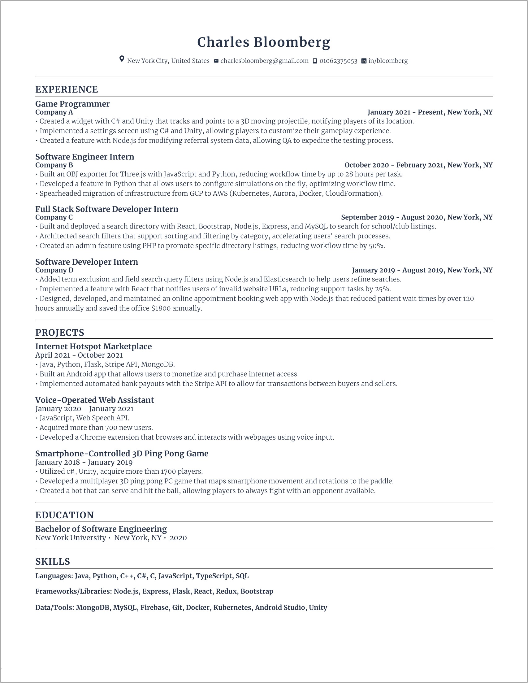 Search Free Resumes In Usa