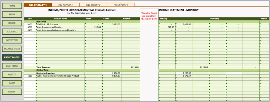 Self Employment Ledger Expense Table Template Free