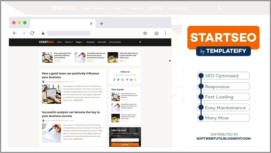 Seo Boost Premium Blogger Template Free Download