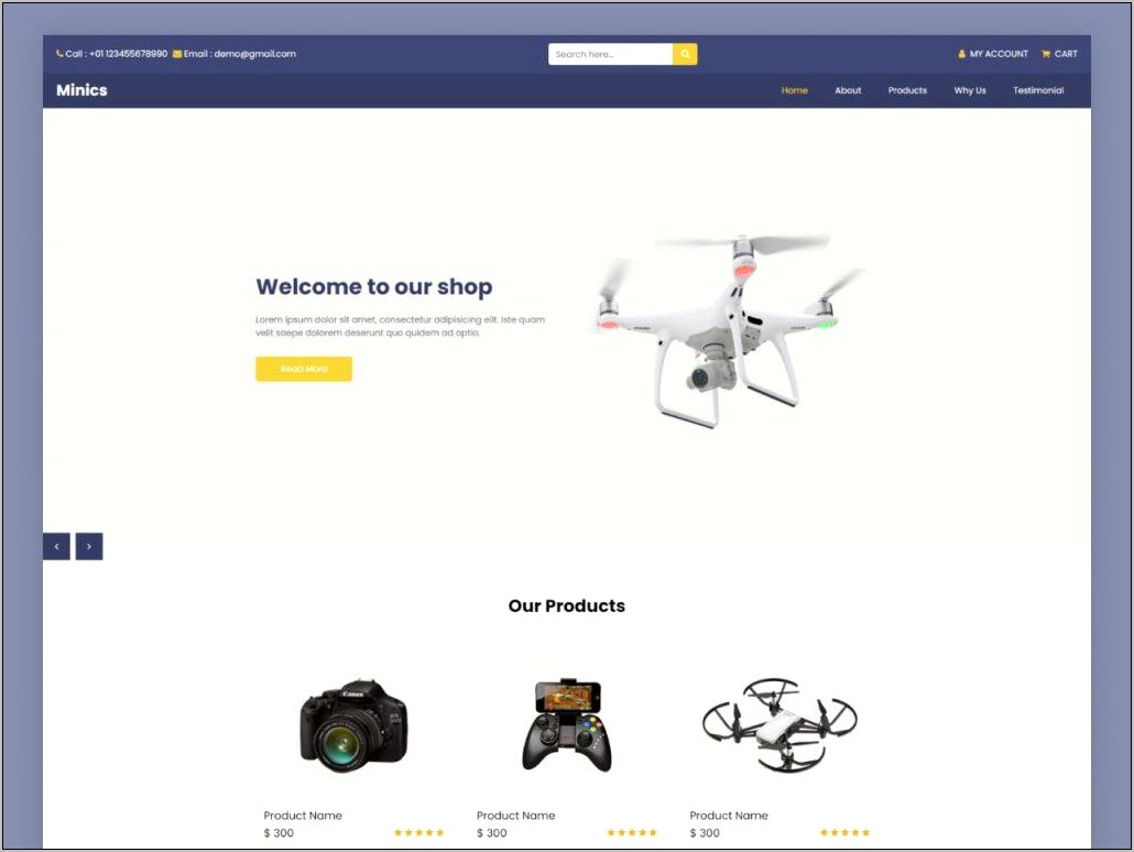 Shopping Cart Templates Free Download In Html