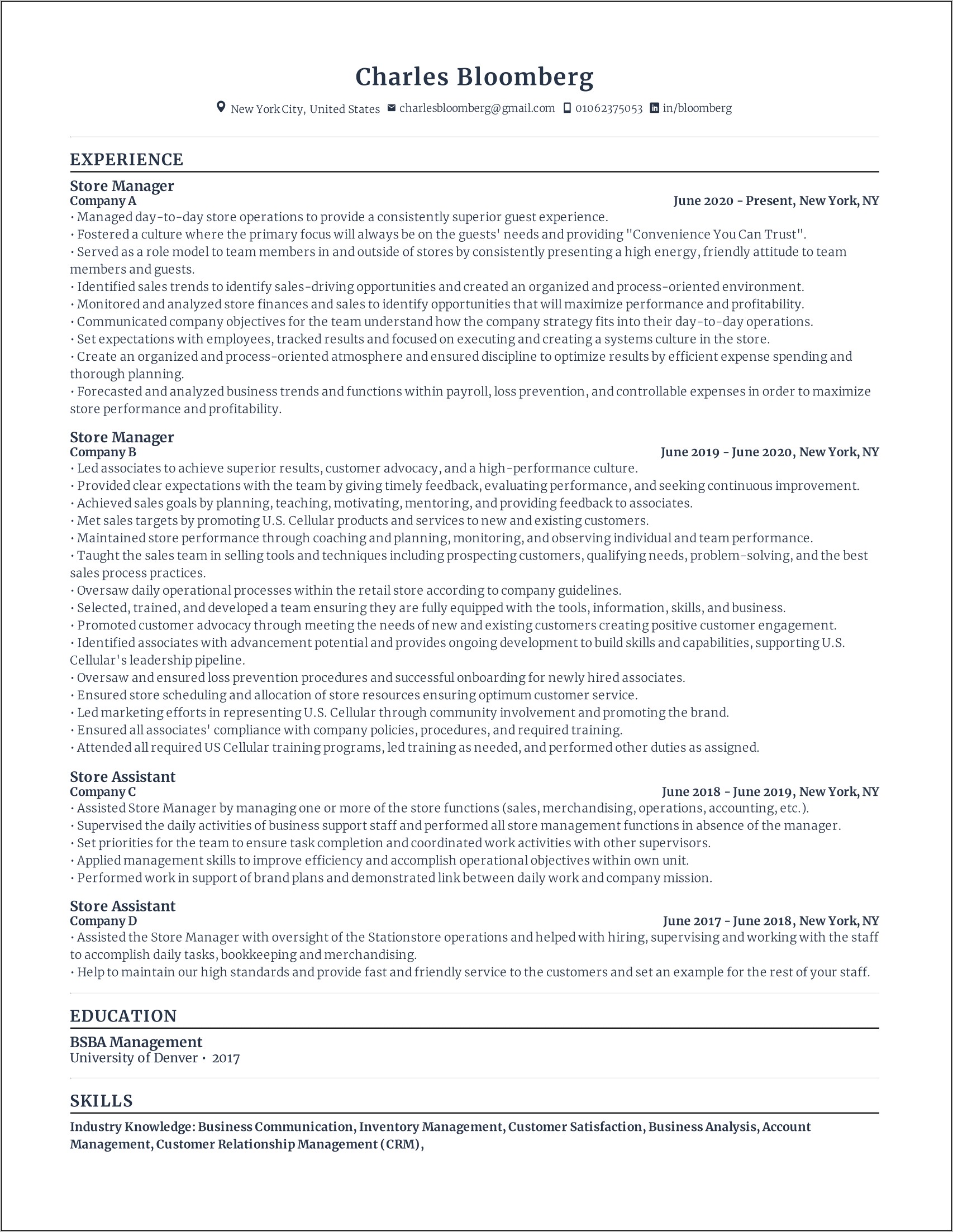 Sign Shop Manager Resume Objective