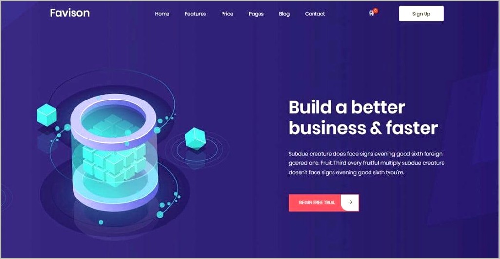 Sign Up Landing Page Html Template Free