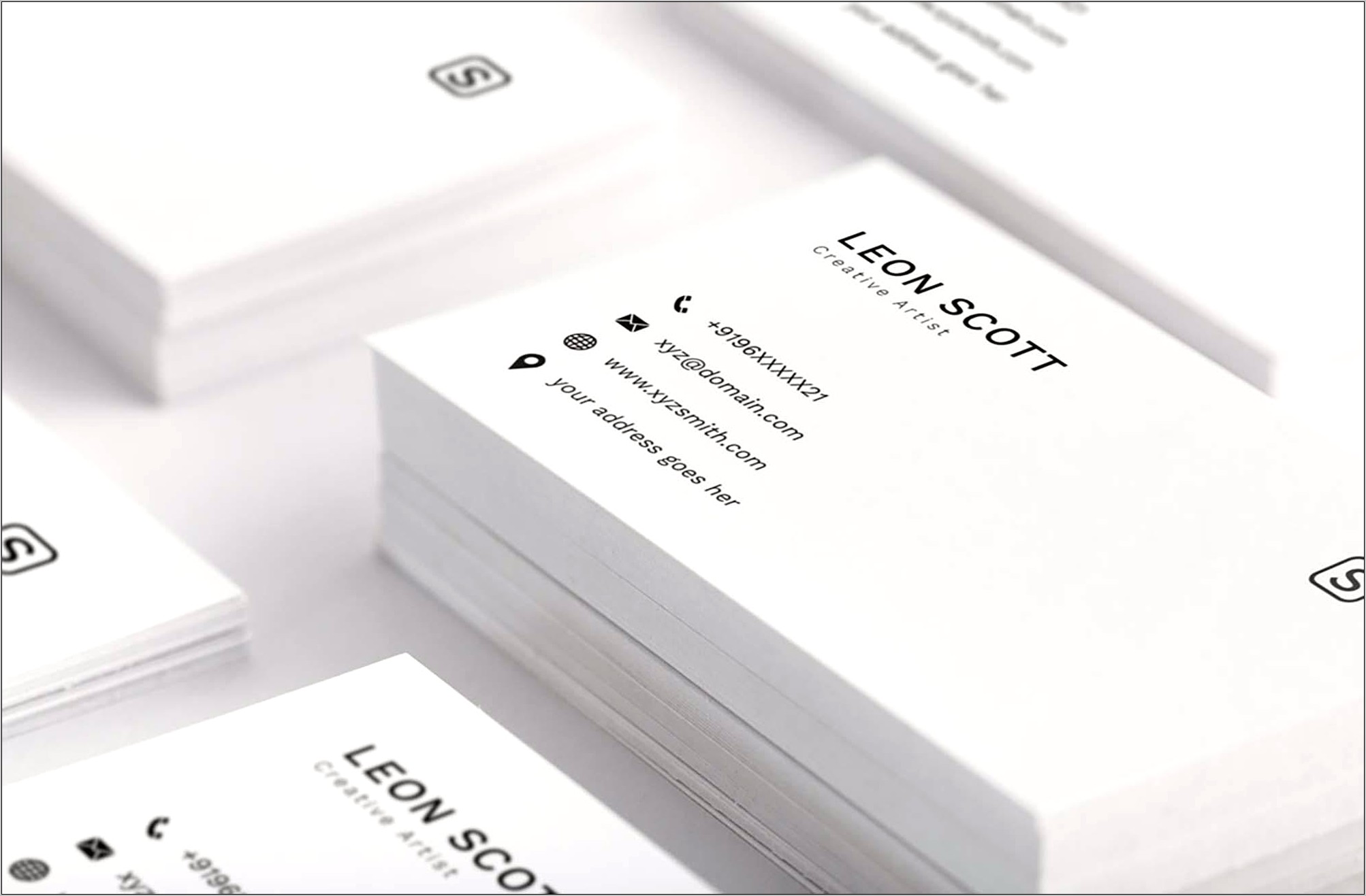 Simple Business Card Template Psd Free Download