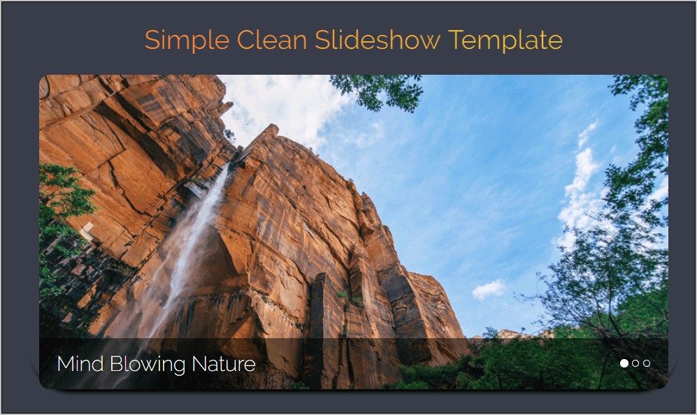 Simple Html Templates Free Download With Slider