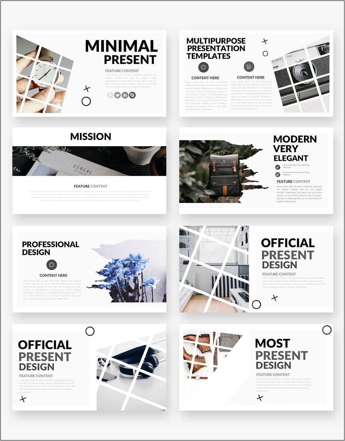 Simple Minimal Free Keynote Template By Louis Twelve