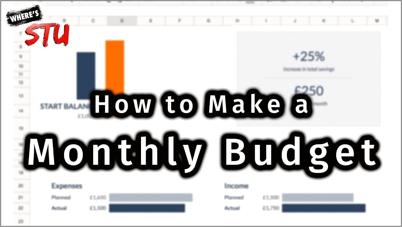 Simple Monthly Budget Template Google Sheets Free